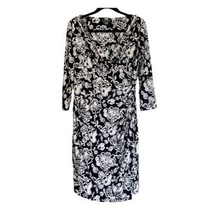 Ralph Lauren Dress (14) Navy & White